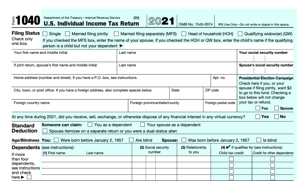 Form 1040