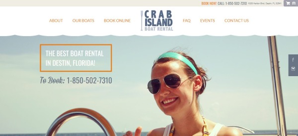 Crab Island Boat Rentals - Yachtvermietung Destin fl