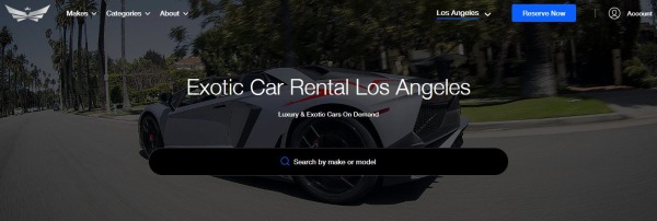 Falcon Car Rental - noleggio auto di lusso California