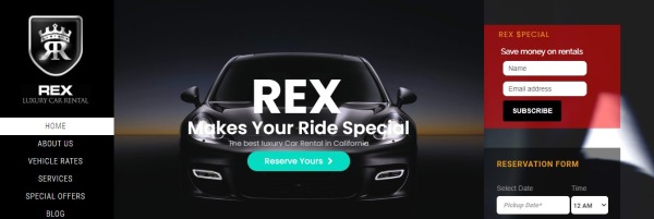 Aluguel de carros de luxo REX