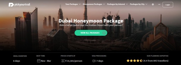 Pilih Jejak Anda - paket bulan madu Dubai