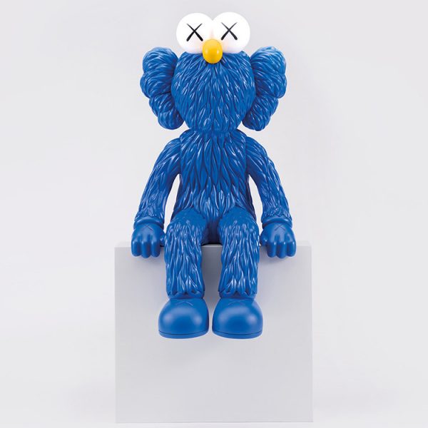 Kaws Blue Elmo-like Figure – Kaws lebensgroße Figuren