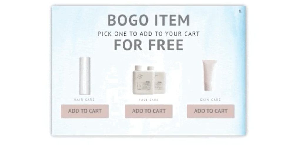 無料ギフトBOGO