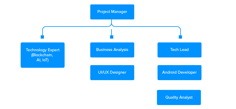 app development team size