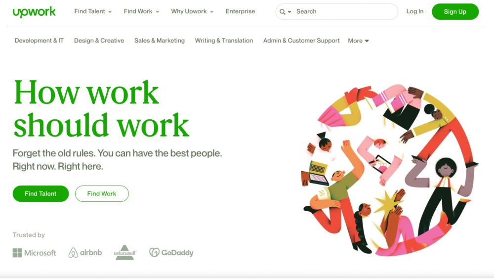 Sitios de trabajo para autónomos - Upwork