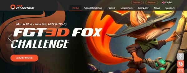 Ferme de rendu Fox