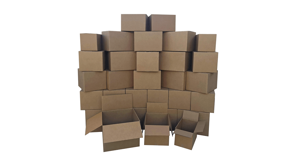 Cutii de mutare din carton Amazon Basics