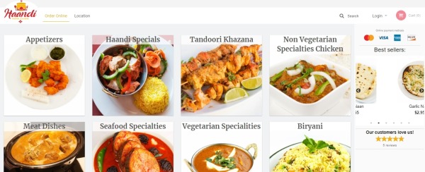 Cocina india Haandi - tiffin Calgary