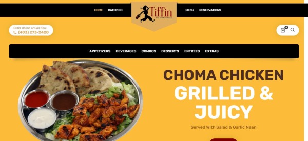 Tiffin Curry și Roti House - tiffin Calgary