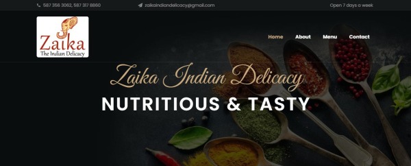 Zaika la délicatesse indienne