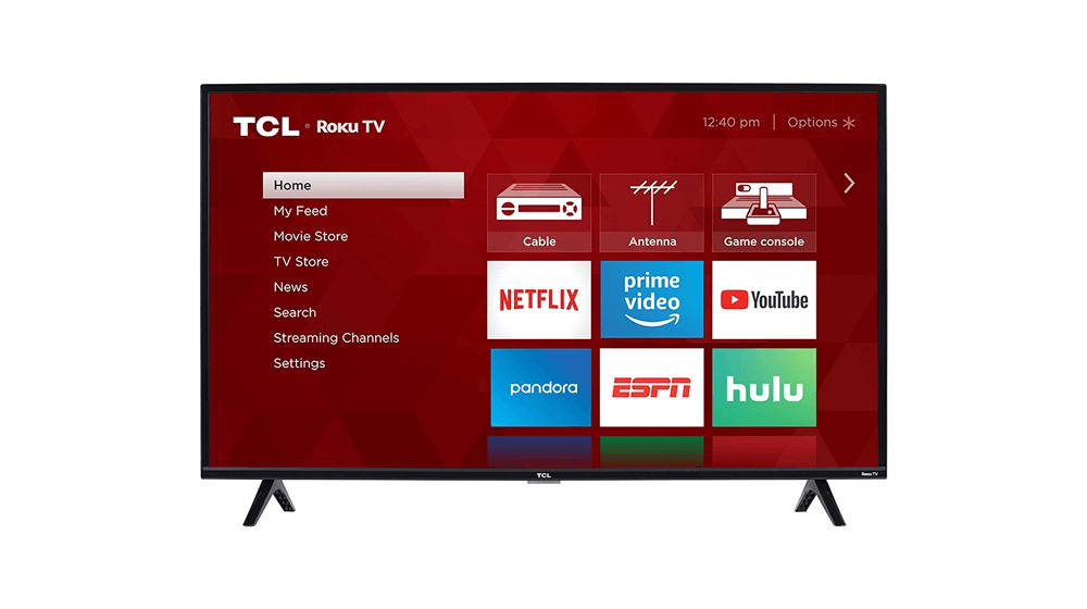 TCL 40 polegadas 1080p Smart LED Roku TV