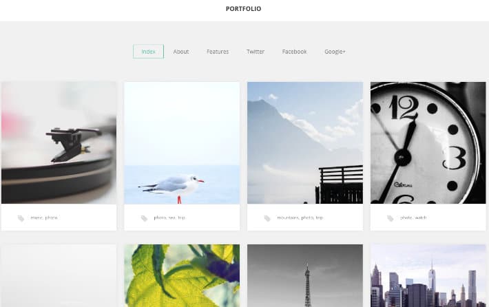 portfolio de thèmes-wordpress-gratuit