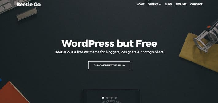 무료 wordpress 테마 딱정벌레