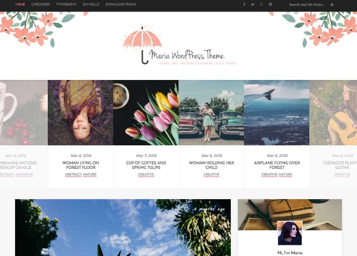 thèmes-wordpress-gratuits-maria