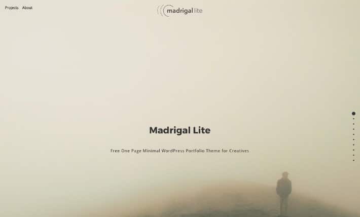 免費的wordpress-主題-madrigallite