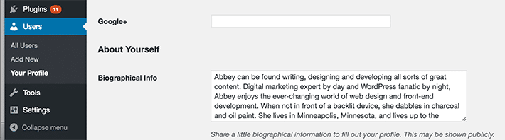 автор-био-wordpress-пользователи-био-информация