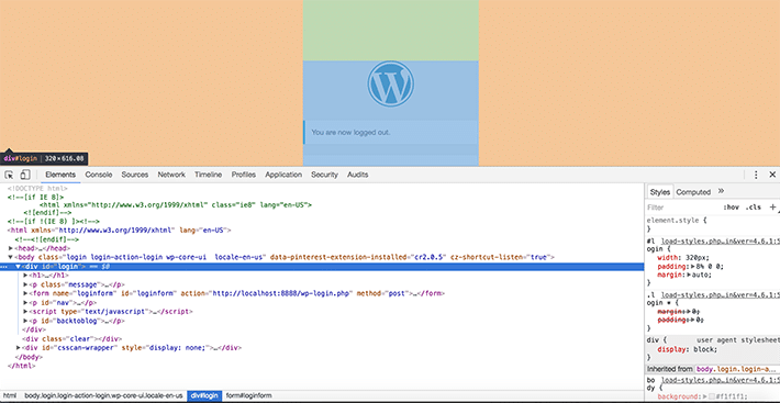 wordpress-login-page-default