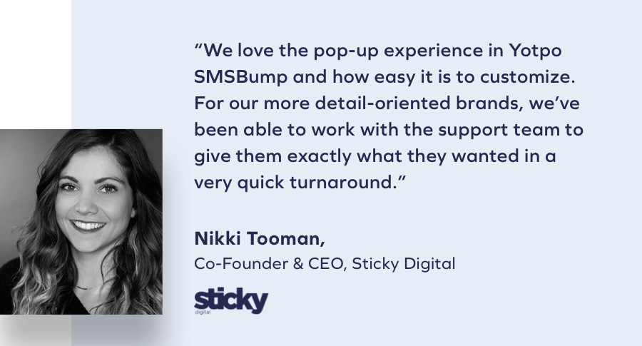 引用来自 Sticky Digital 的 Nikki Tooman