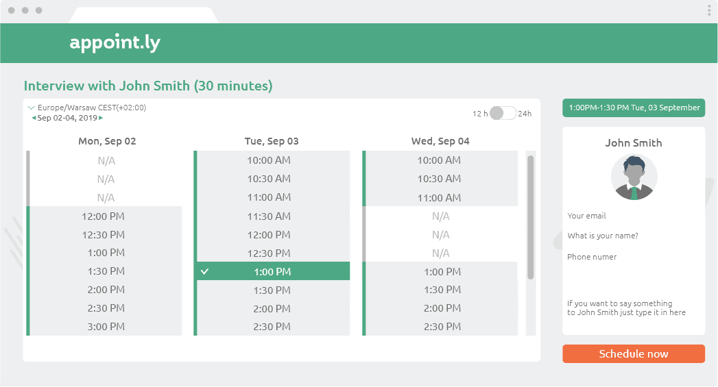 Calendly Alternative-AcuityScheduling