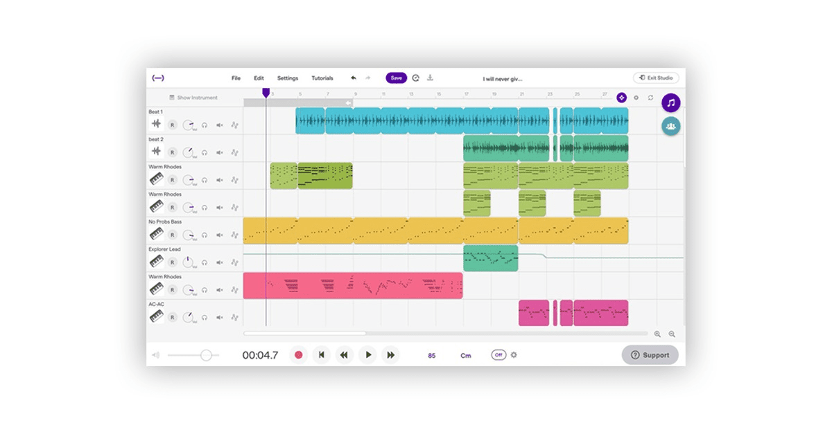 بدائل GarageBand - SoundTrap