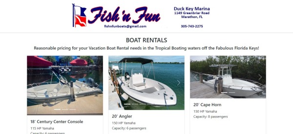 Fish n Fun Rentals - تأجير قوارب ماراثون فلوريدا