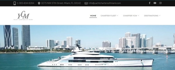 Yachtcharter in Miami, Inc