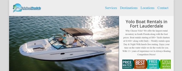 Yolo Boat Rentals - Yachtvermietung Miami