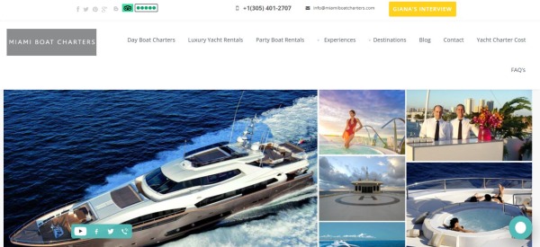 Miami Boat Charters - Yachtvermietung Miami