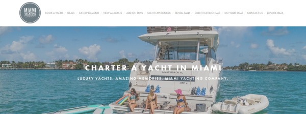 Miami Yachting Company - เช่าเรือยอทช์ Miami