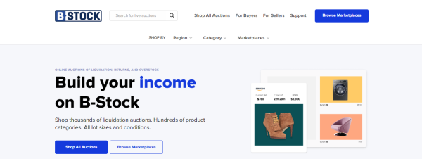 B-Stock - منصات التحميل الزائدة المستهدفة