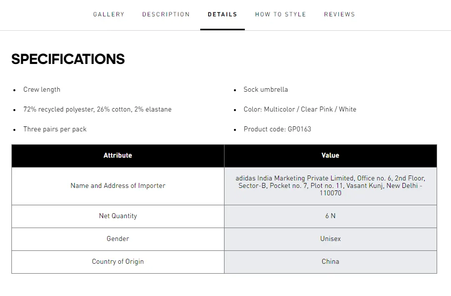 Craft Detailed Product descriptions