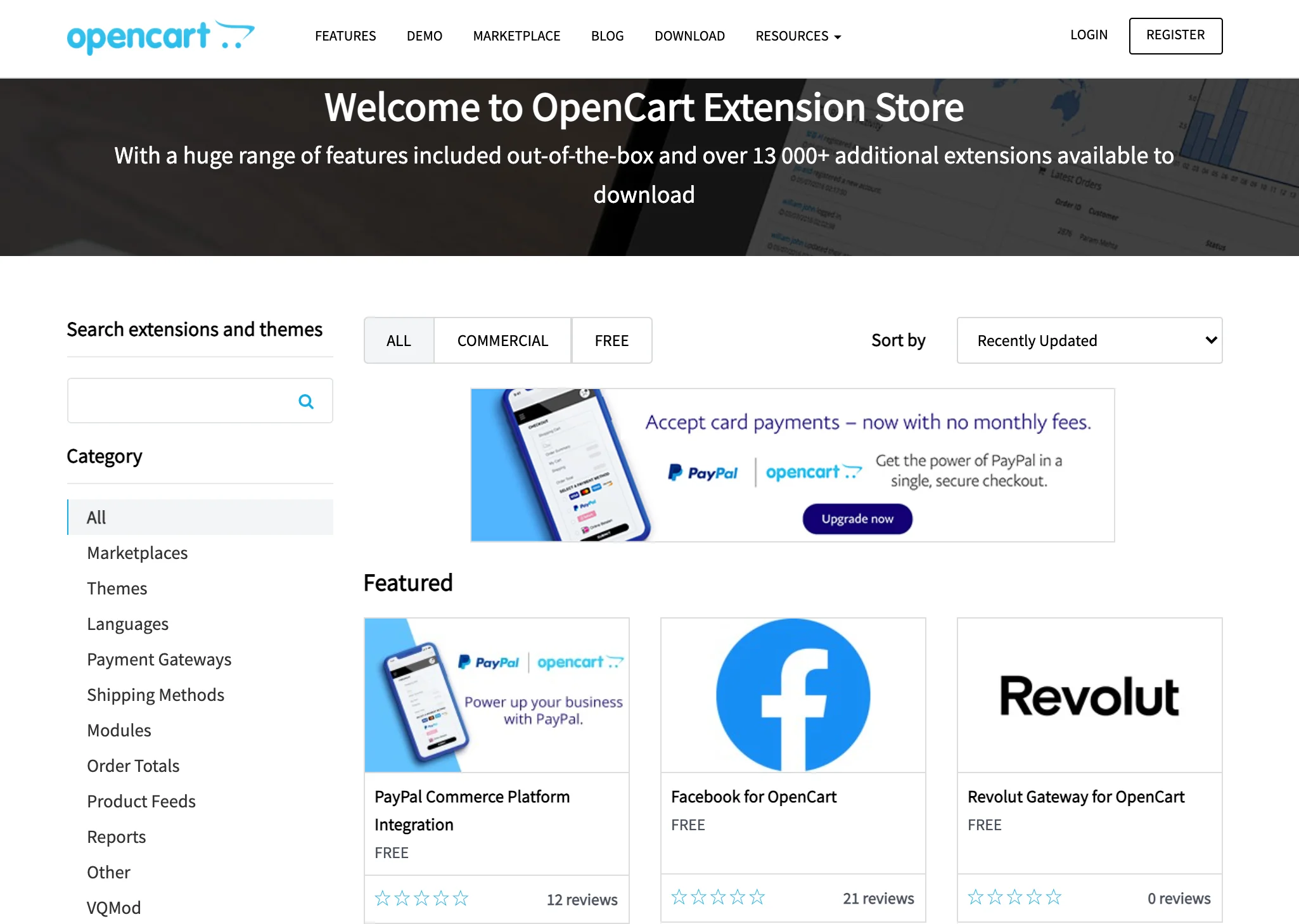 รีวิว OpenCart