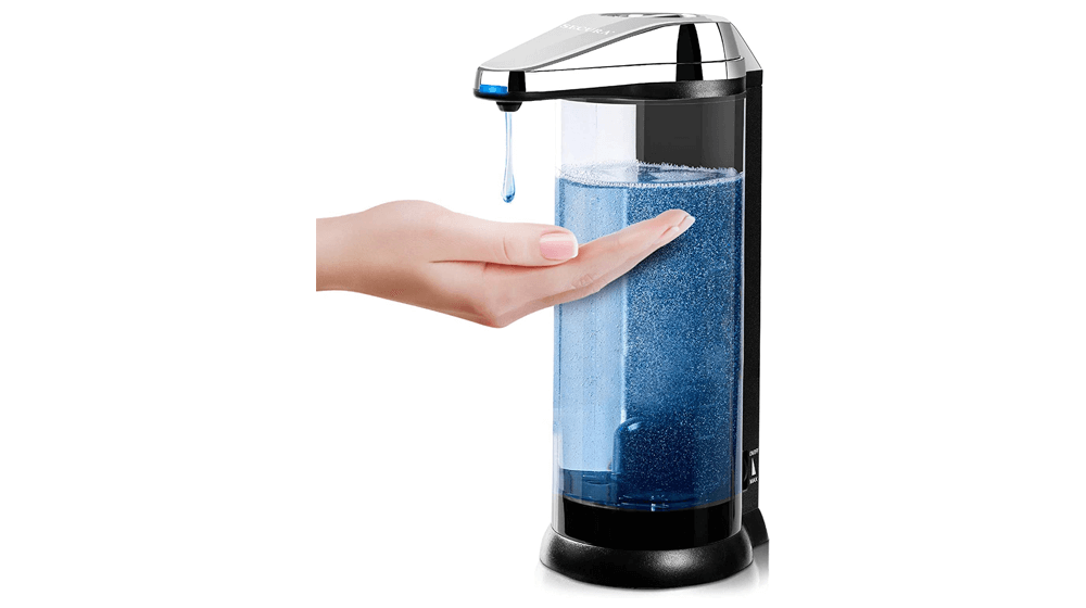 Secura 17oz, 500ml Dispenser di sapone elettrico automatico touchless premium a batteria