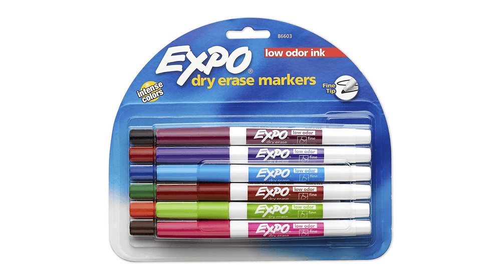 EXPO Niski zapach Cienka końcówka Dry Erase Marker