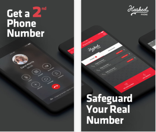 25 aplicaciones de segundo número de teléfono para Android y iPhone solo para llamadas comerciales - Hushed