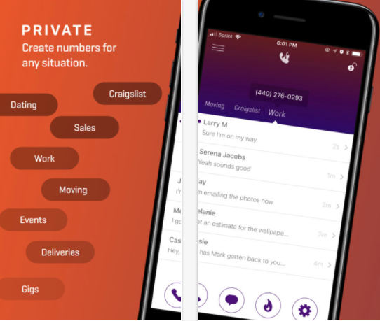 25 de aplicații pentru al doilea număr de telefon pentru Android și iPhone pentru apeluri numai pentru afaceri - Burner