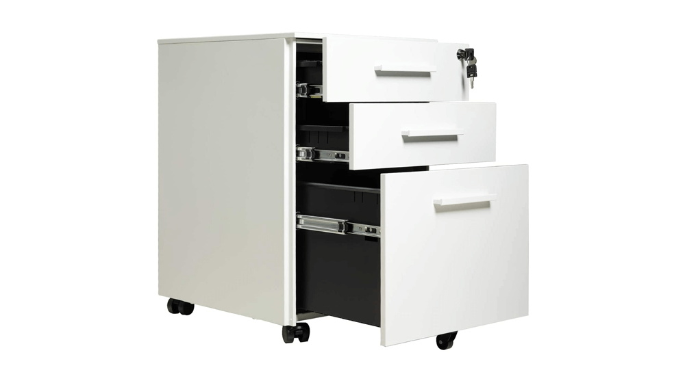 REYADE 3 Drawer Mobile File Cabinet