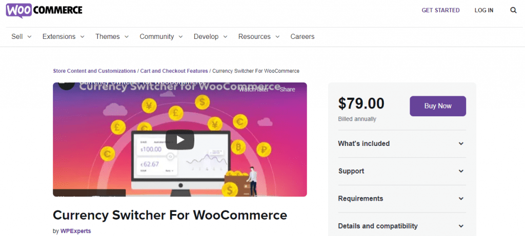 ตัวสลับสกุลเงินสำหรับ WooCommerce