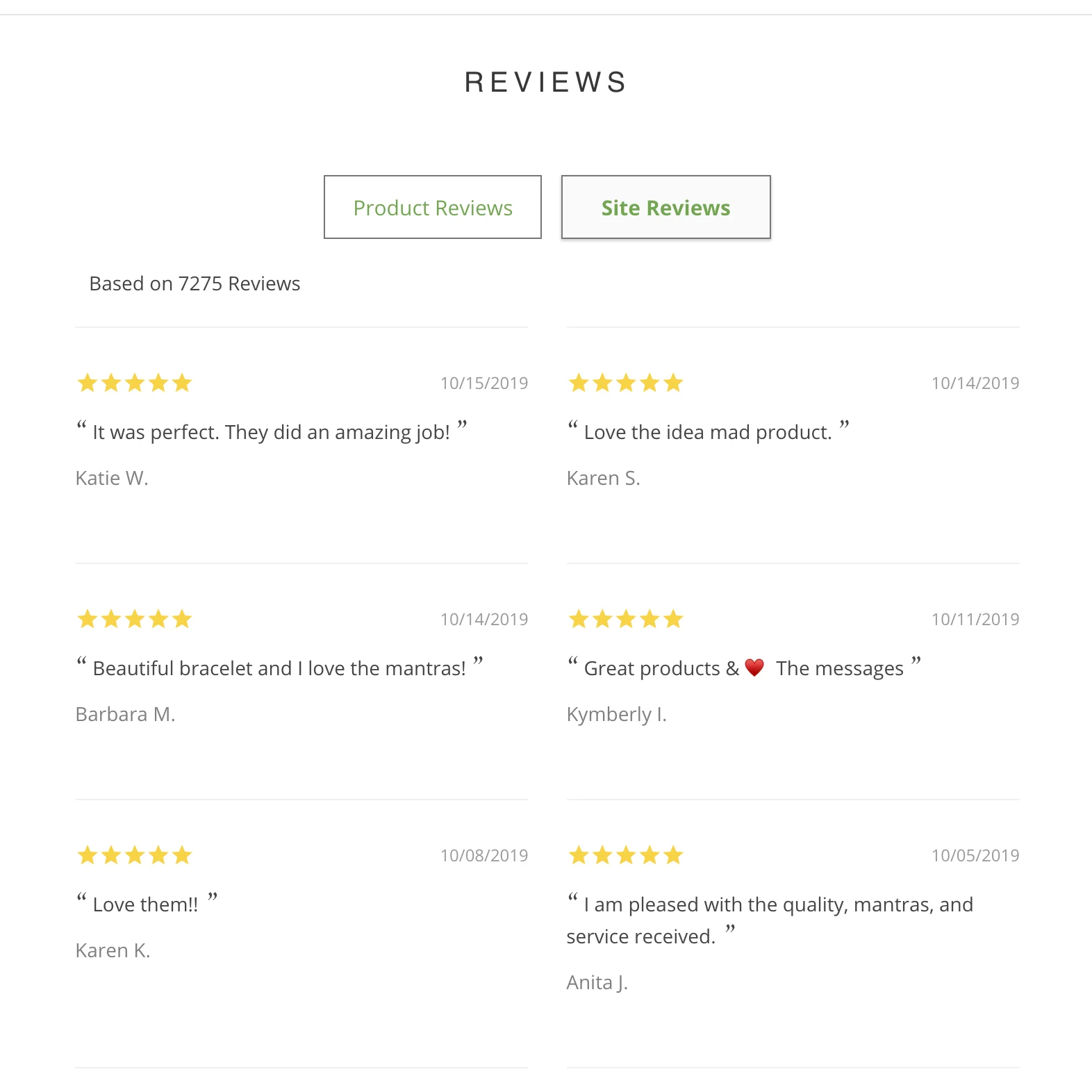 Display reviews & ratings for eCommerce CRO