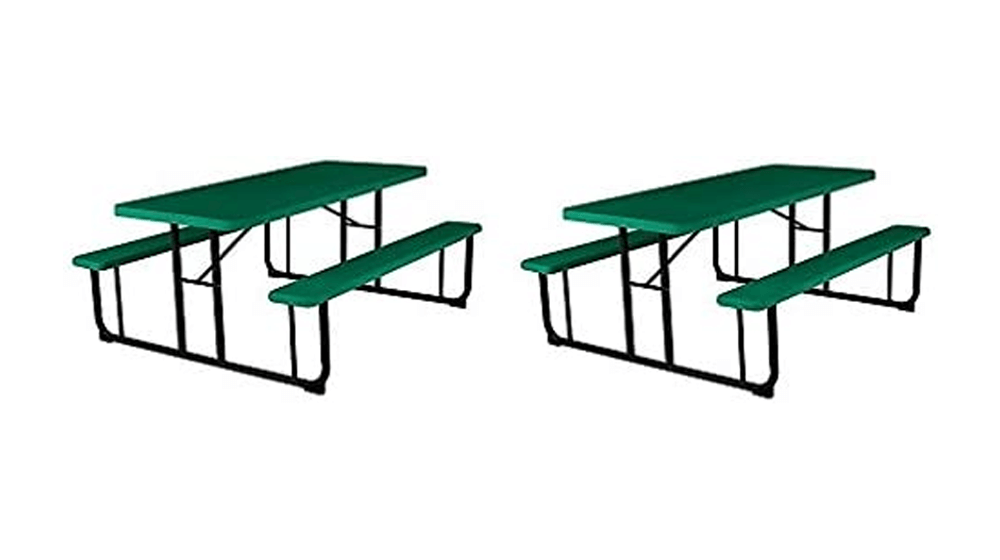 Norwood Commercial Furniture Mesa de picnic de plástico moldeado por soplado