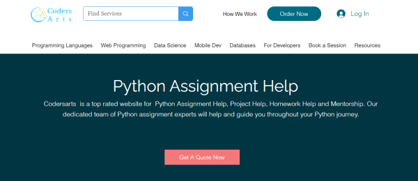 CodersArts — помощь по назначению Python