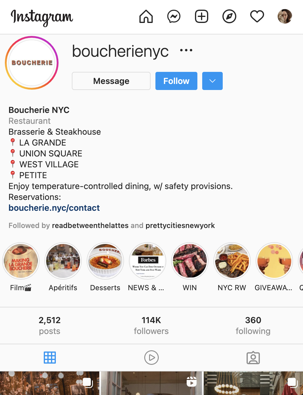 redes sociales para restaurante