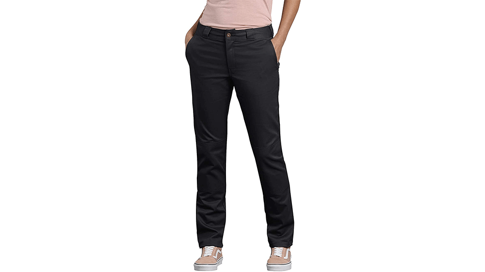 Celana Kerja Wanita Double Knee Dickies dengan Stretch Twill