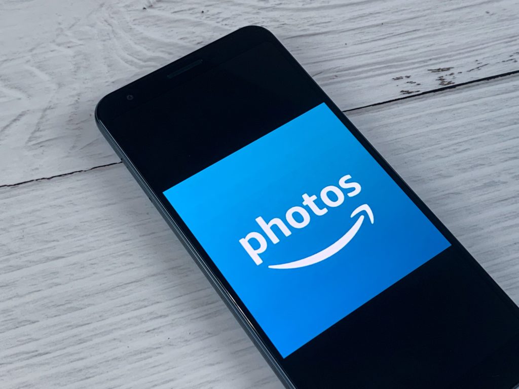 Amazon fotografía en el teléfono móvil