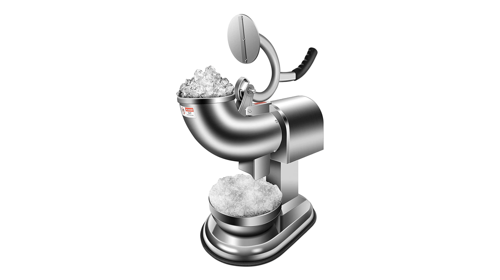 Ice Crusher Shaver Mesin Pembuat Kerucut Salju Listrik