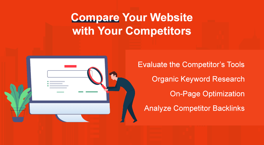 Compare su sitio web con sus competidores