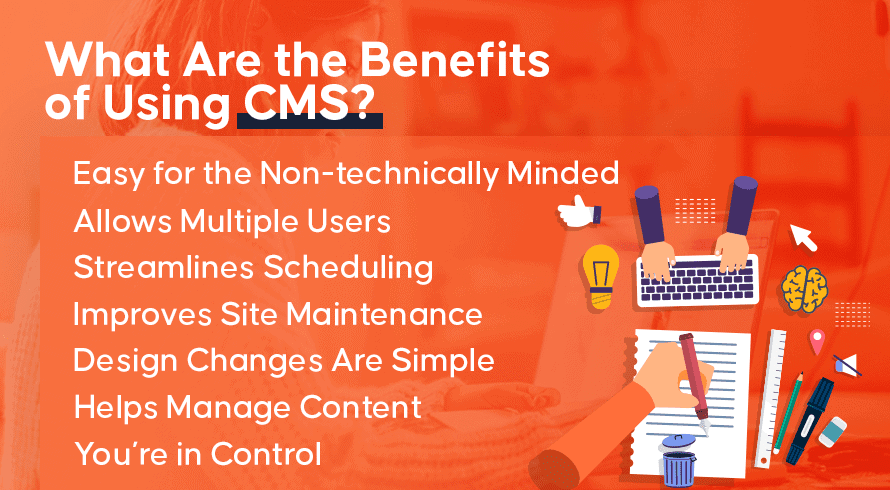 ¿Cuáles son los beneficios de usar CMS?