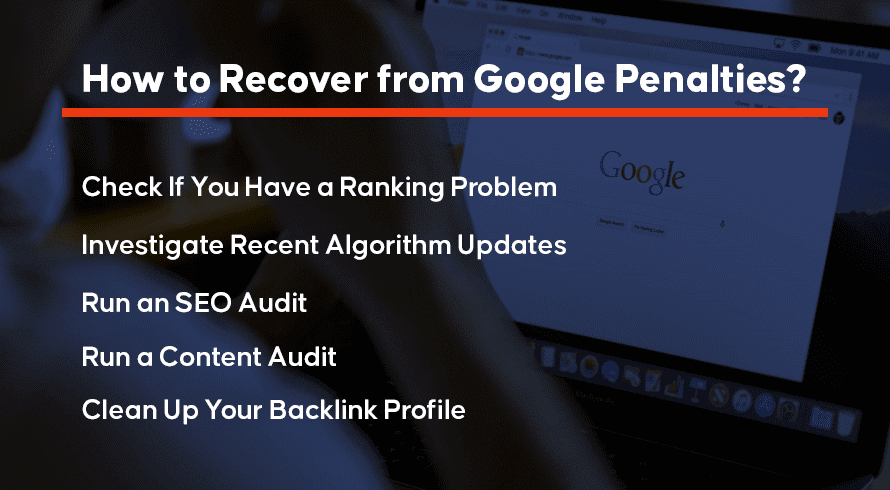 Googleのペナルティから回復する方法は？
