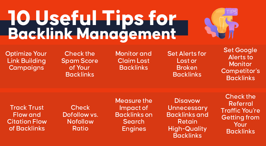 10 Tips Berguna untuk Manajemen Backlink