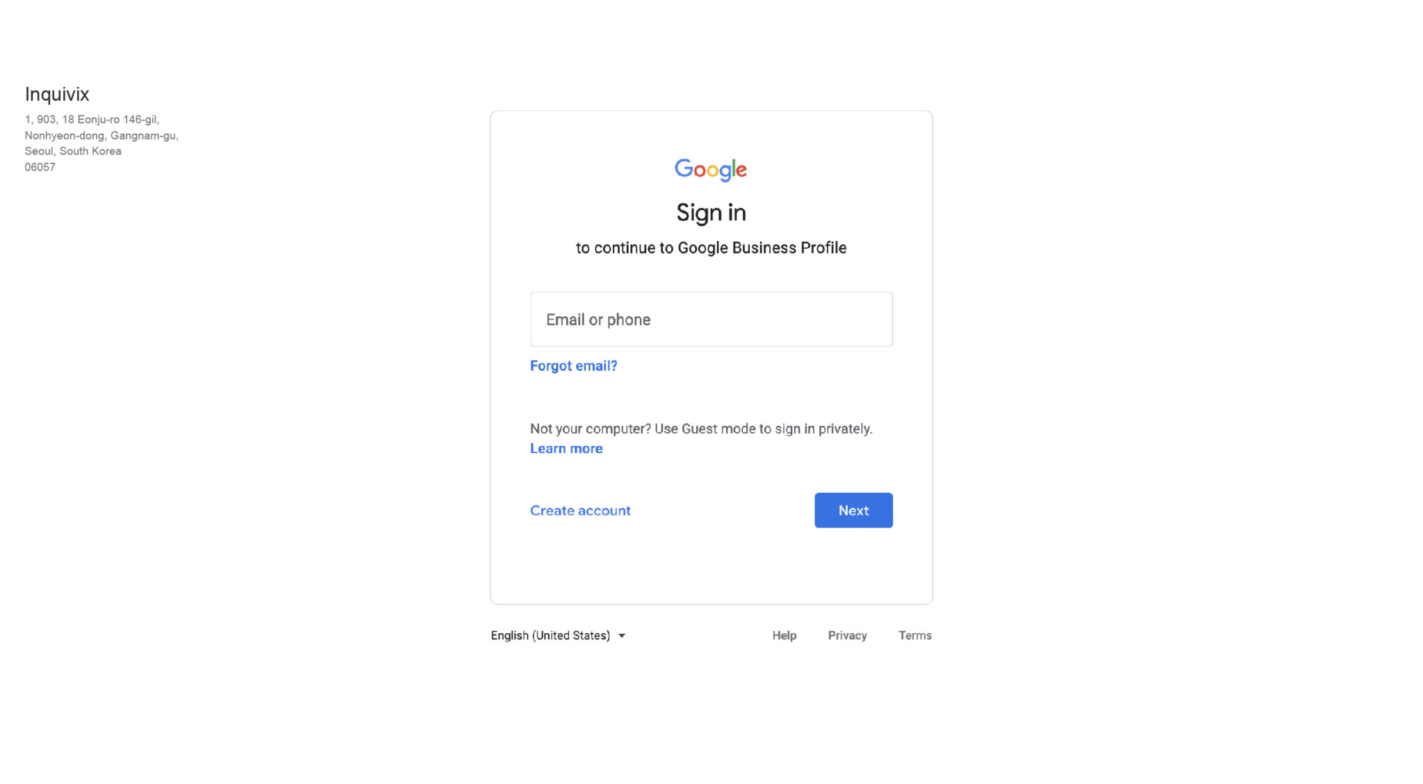 Passaggio 2: accedi con il tuo account Google